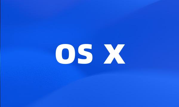 os x