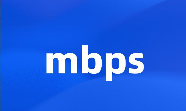 mbps