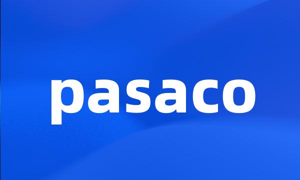 pasaco