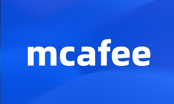 mcafee