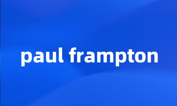 paul frampton