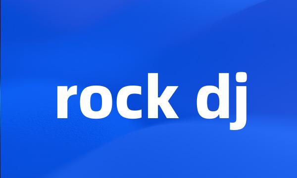 rock dj