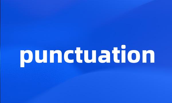 punctuation