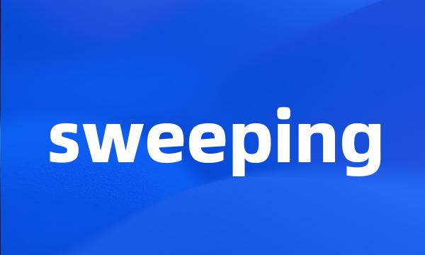 sweeping