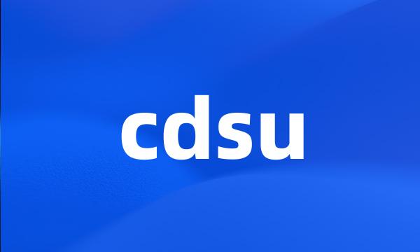 cdsu