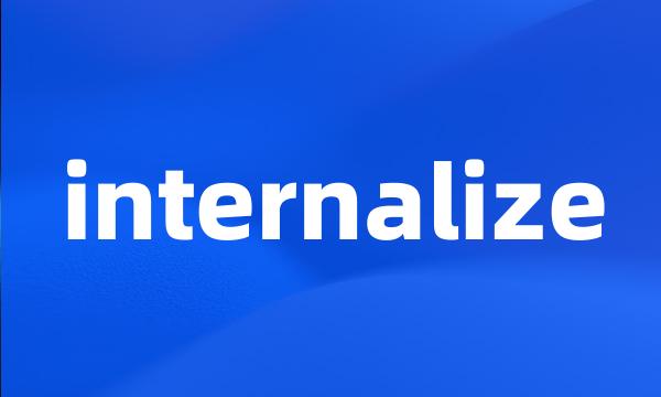 internalize