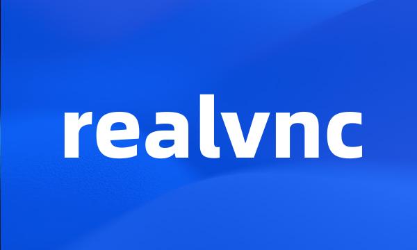 realvnc