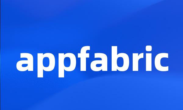 appfabric