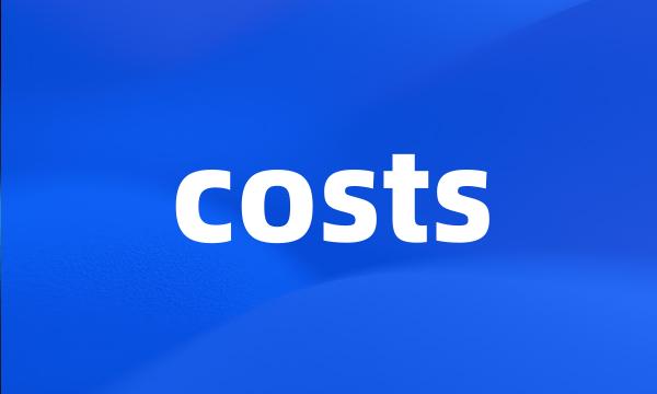 costs