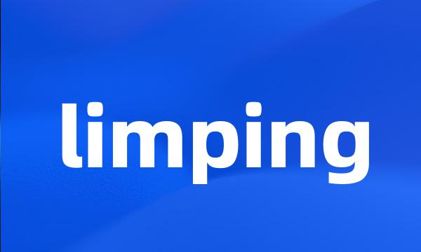 limping