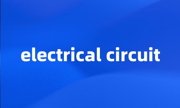 electrical circuit