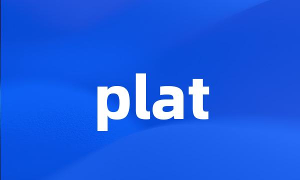 plat