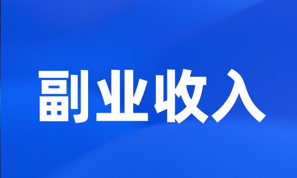 副业收入