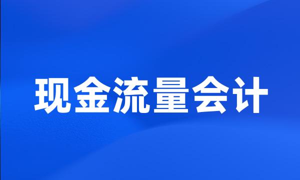 现金流量会计