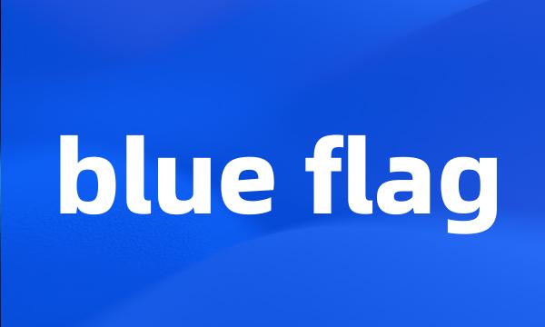 blue flag