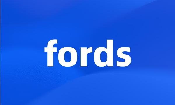 fords