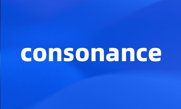 consonance