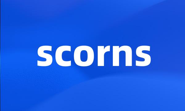 scorns