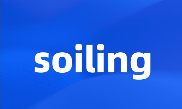 soiling