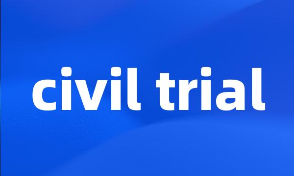 civil trial