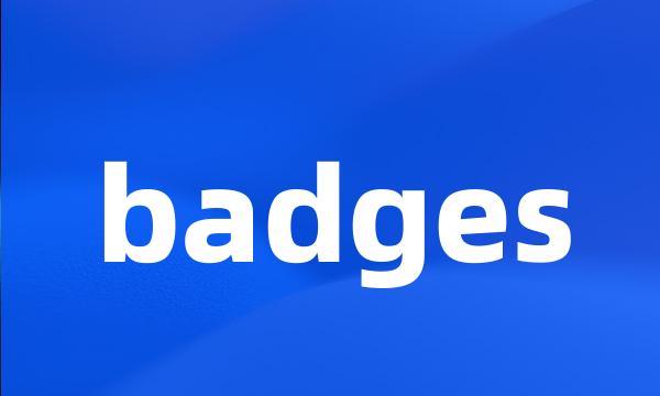 badges