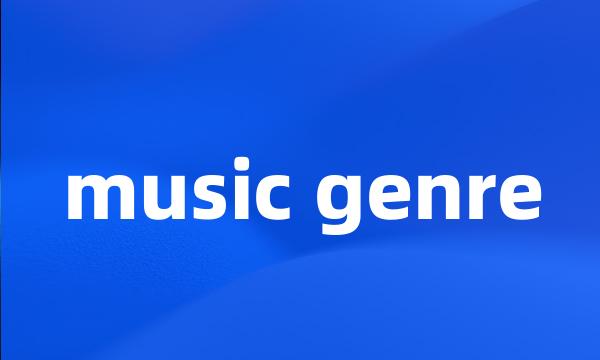 music genre