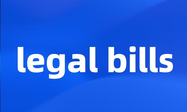 legal bills