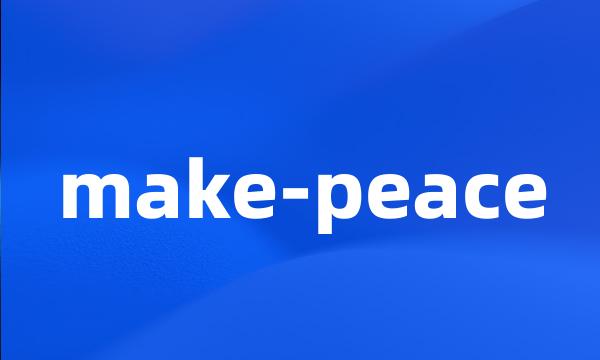 make-peace