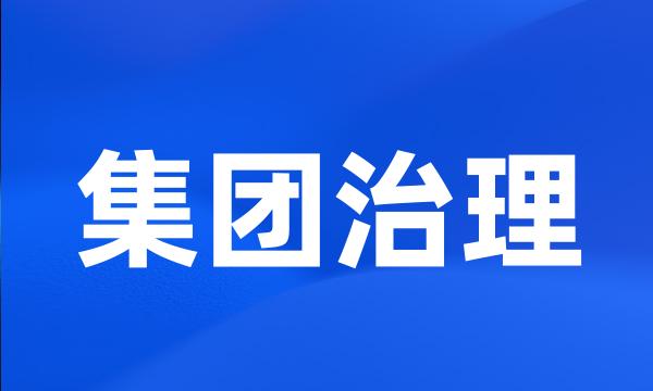 集团治理