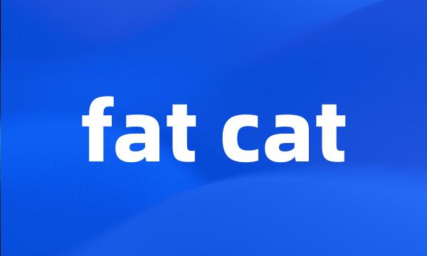 fat cat