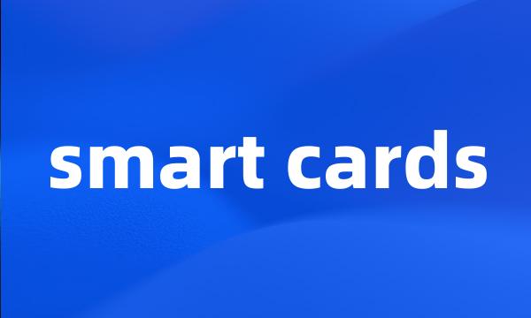 smart cards