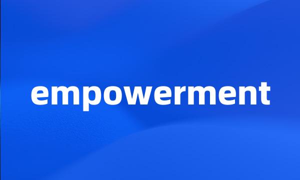 empowerment