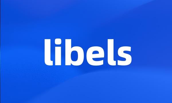 libels