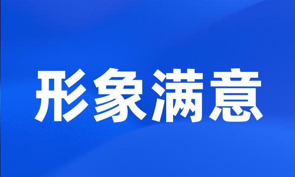 形象满意