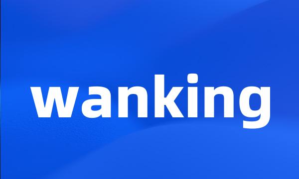 wanking