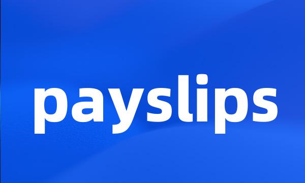 payslips