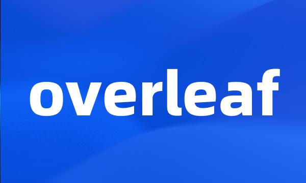 overleaf