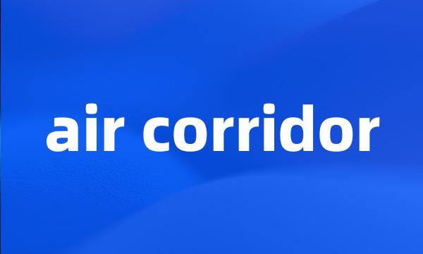 air corridor