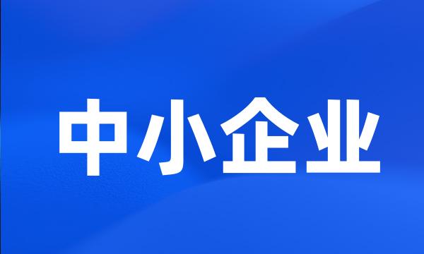 中小企业