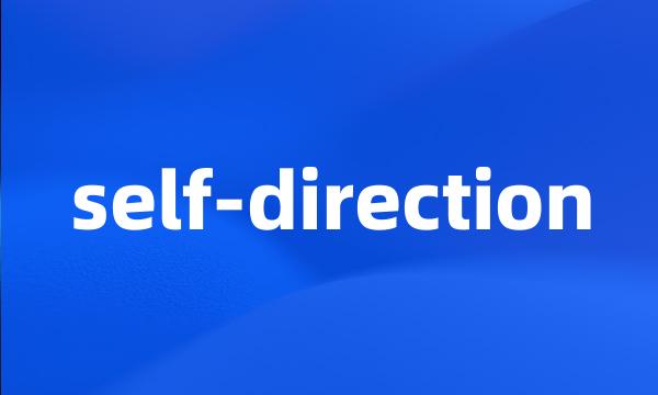 self-direction