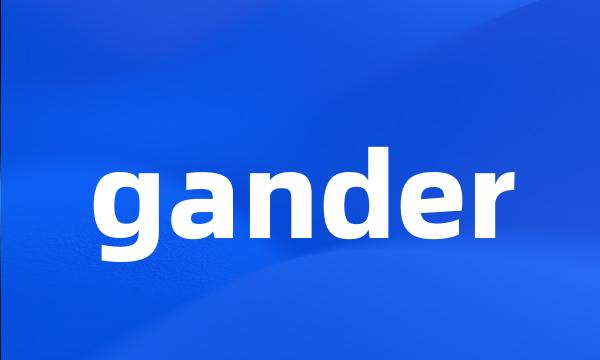 gander