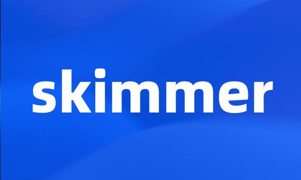 skimmer