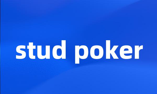 stud poker