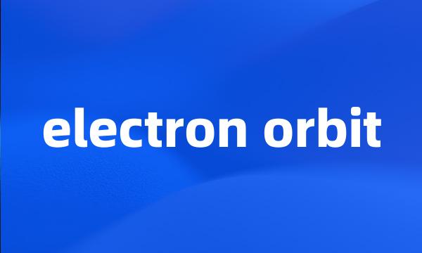 electron orbit