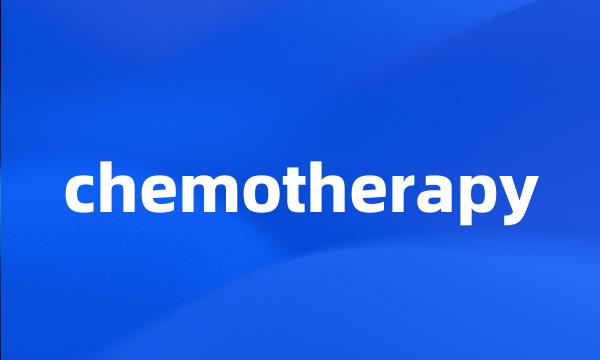 chemotherapy