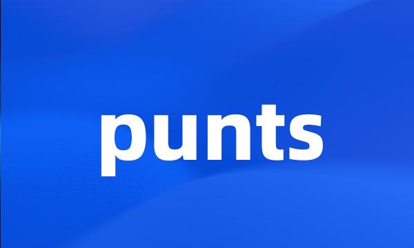 punts