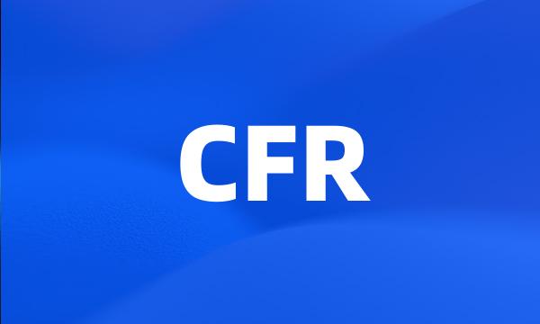 CFR