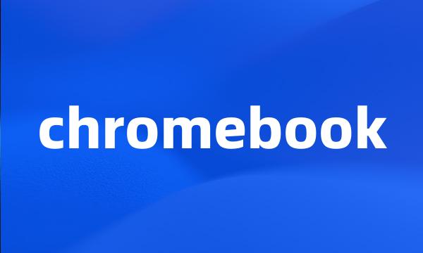 chromebook