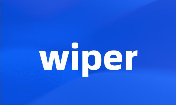 wiper