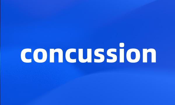 concussion